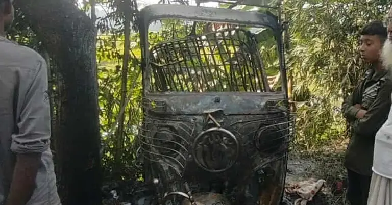 সিএনজি বিস্ফোরণের পর